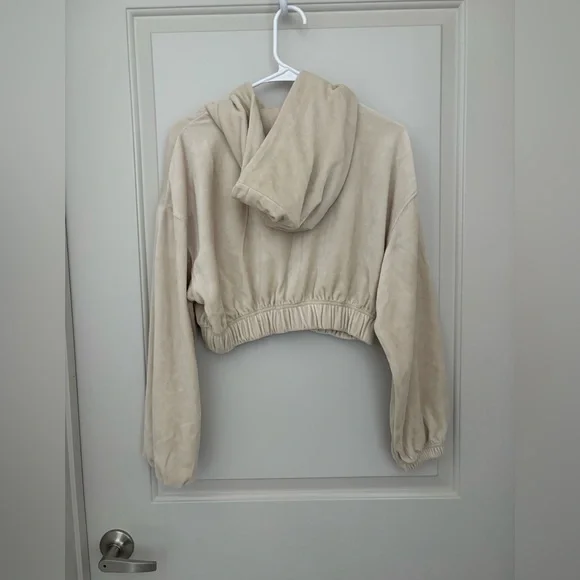 TALENTLESS Cream Hoodie size S - Picture 3 of 7